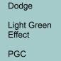 Preview: Dodge, Light Green Effect, PGC.